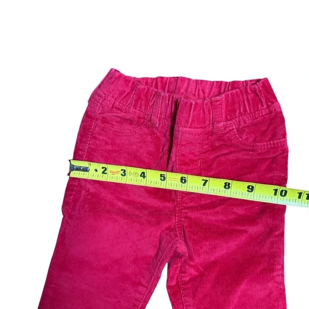 GAP Kids Girls Red Straight Stretch Corduroy Jeggings/Trousers -Size 4Y